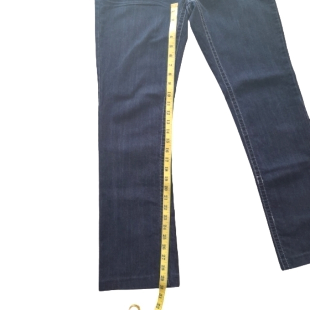 SUKO JEANS Bootcut Womens Size 8 Dark wash Embellished with stitching Rhinestone - Picture 6 of 12